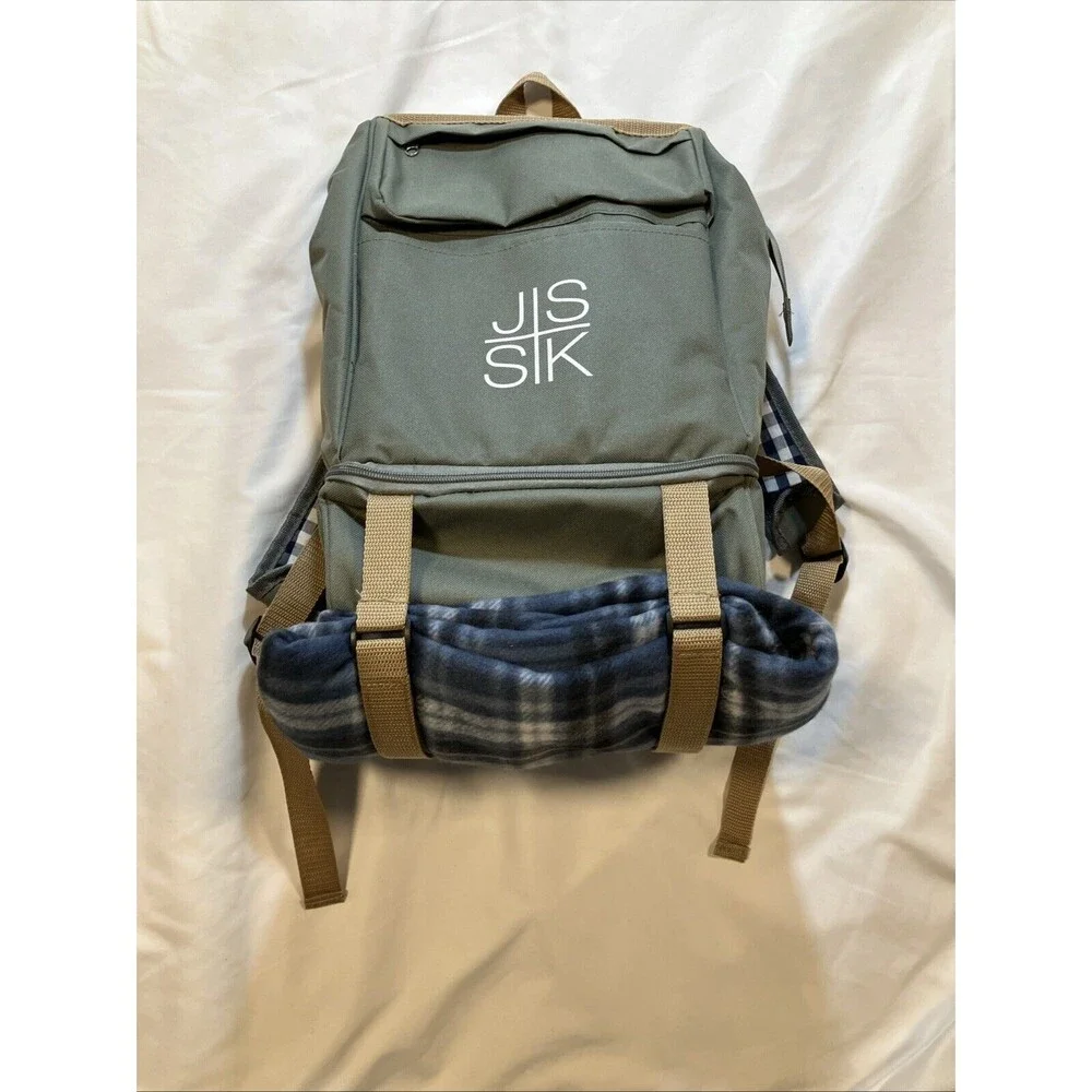 Leeds Cafe Picnic Backpack For 2 With Blanket Perfect For Outdoor Adventures